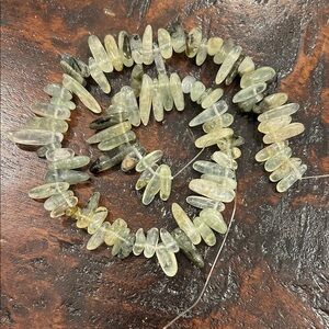 Prehnite Bead Strand